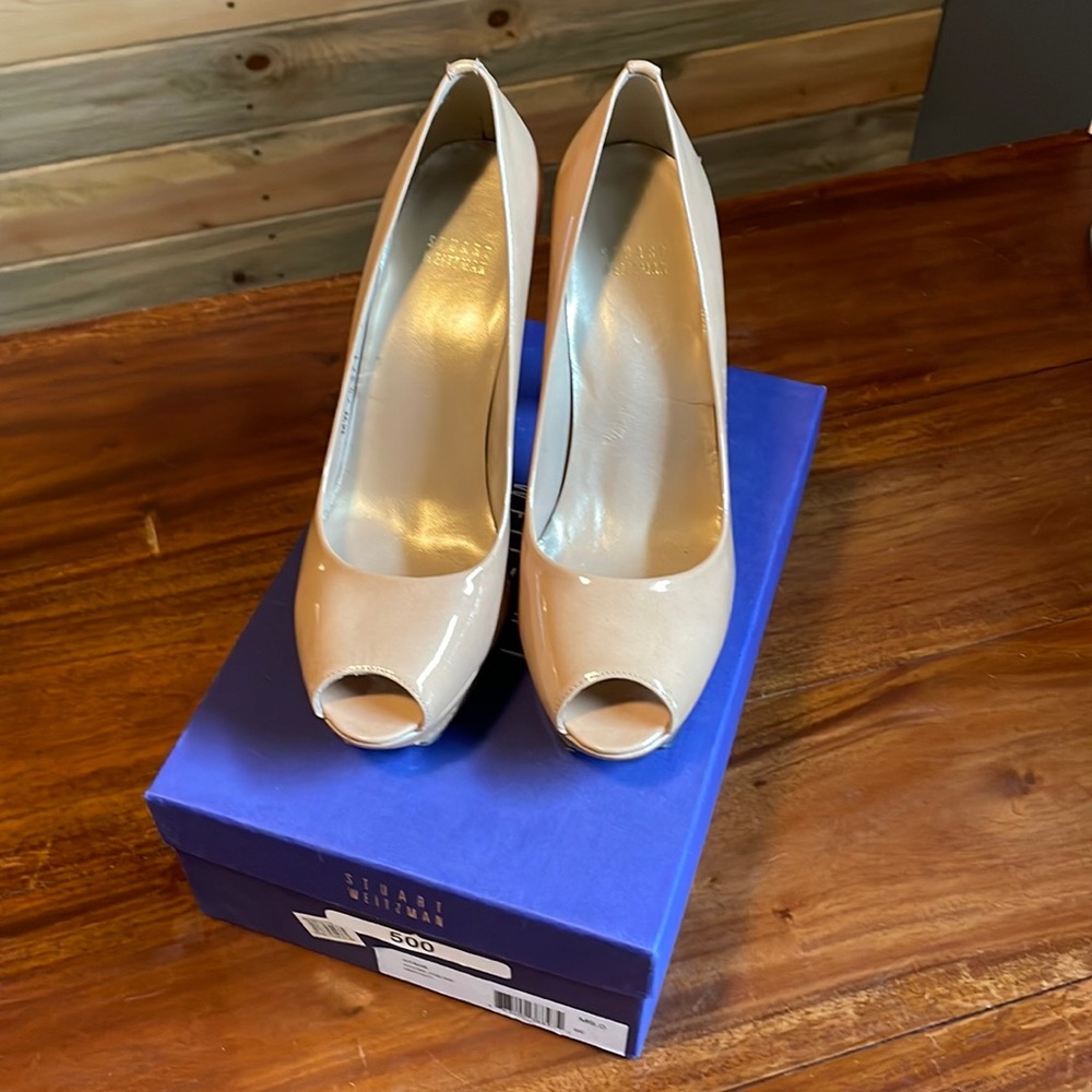 Stuart Weitzman Patent Leather Platform Heels - image 2